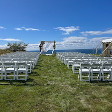 Private-Home-Lakeshore-Tent-Wedding-with-Beach-Arbor 1